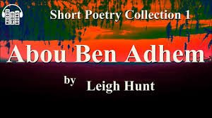 Abou Ben Adhem For Today S Poets Write Out Loud